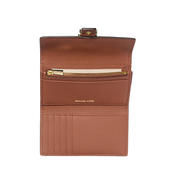 Md Flap Trifold  Luggage Brun Valise Wallet