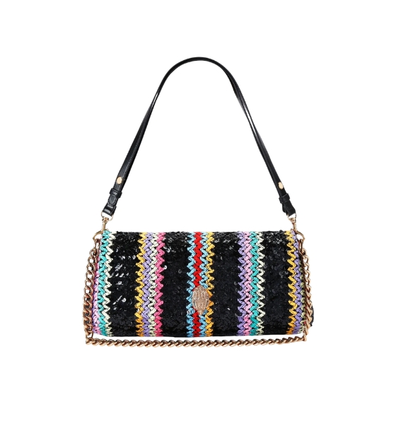 Black Multi Long Kensington Bag