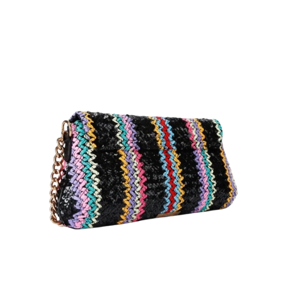 Black Multi Long Kensington Bag