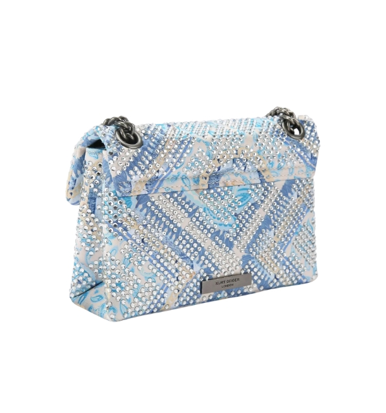 Blue Pal Fabric Mini Kensington Bag