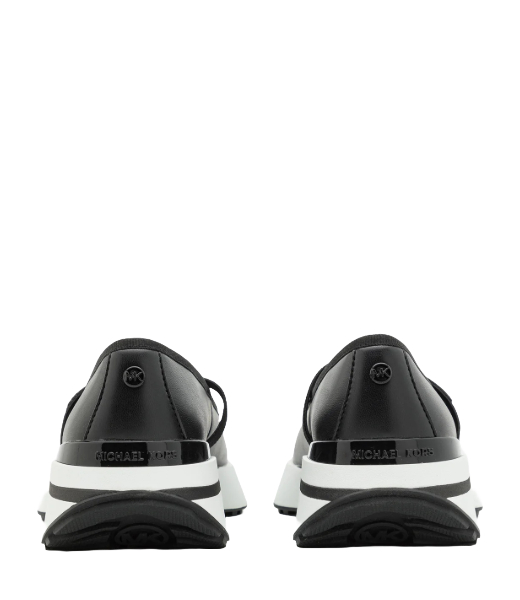 Ari Ballet Black Faux Leather Sneaker
