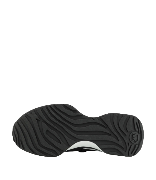 Ari Ballet Black Faux Leather Sneaker