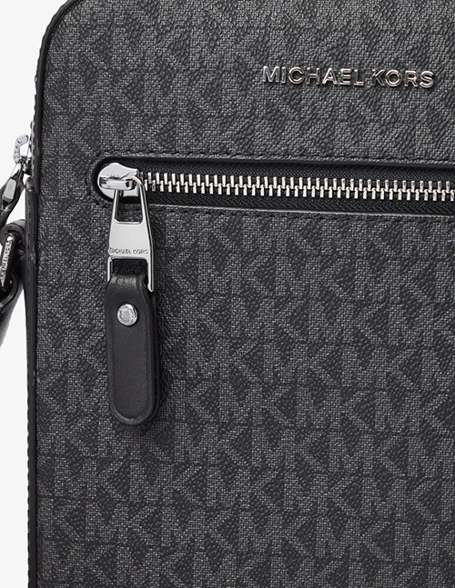 Black Logo Flight Bag