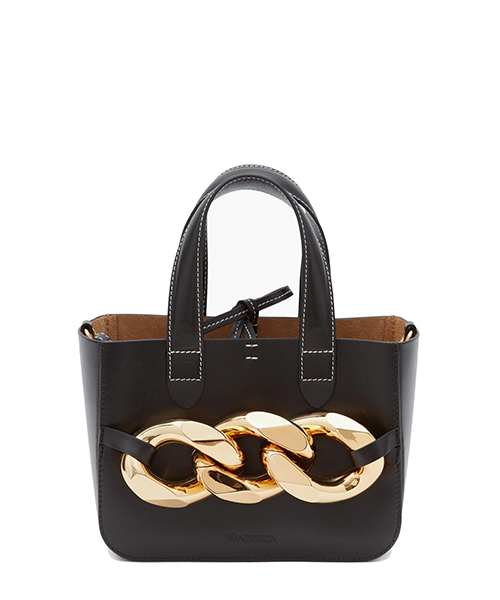 Mini Chain Tote Black
