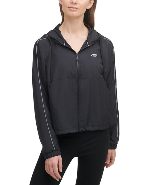 Black Windbreaker Jacket