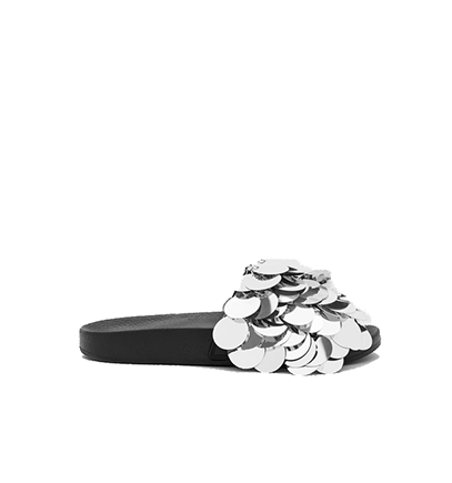 Sparkle Silver Flip Flop Sandal