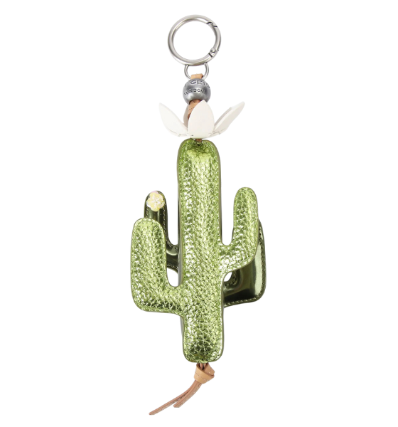 Green Comb Cactus Charm