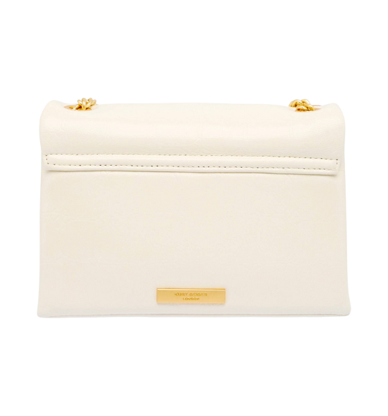 Bone Croc Print/Leather Md Kensington Gems Bag