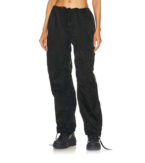 Cargo Pants In Jacquard Twill Nylon