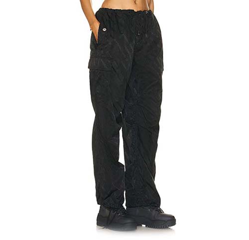 Cargo Pants In Jacquard Twill Nylon