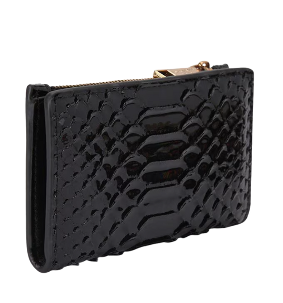 Kensington Black Snake print Bilfold Wallett