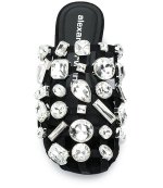 ALEXANDER WANG CRYSTAL AMELIA MULES