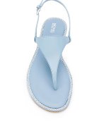 MICHAEL MICHAEL KORS ENID THONG POWDER BLUE SANDAL