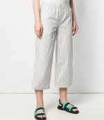DKNY STRIPE CROP PANT