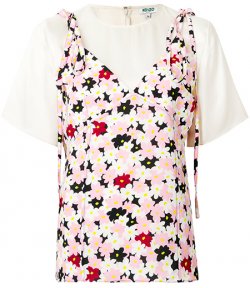 KENZO SLEEVELESS TOP V NECK