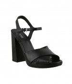 MICHAEL MICHAEL KORS BLACK LEATHER ALEXIA PLATFORM
