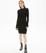 HELMUT LANG VISCOSE STRETCH OPENBACK DRESS