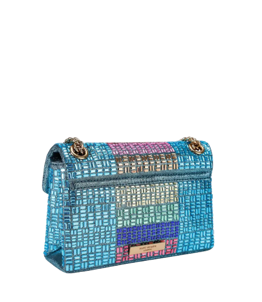 Mini Kensington Crystals Fabric Multicolor Stone Bag