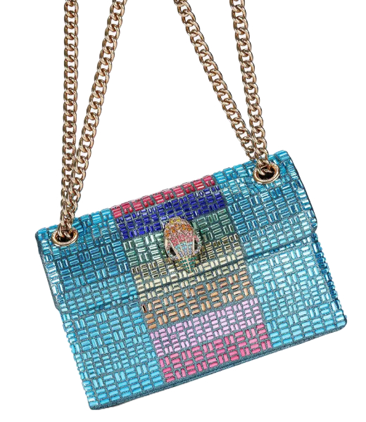 Mini Kensington Crystals Fabric Multicolor Stone Bag