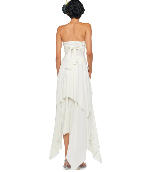 Convertible Cream Dress-Top- Skirt