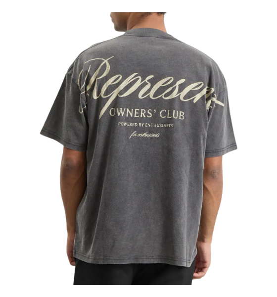 Vintage Grey Represent Owners Club Script T-Shirt