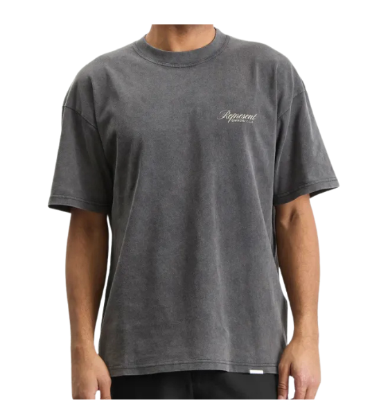 Vintage Grey Represent Owners Club Script T-Shirt