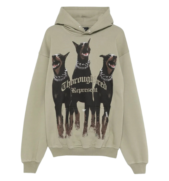 Khaki Thoroughbred Hoodie