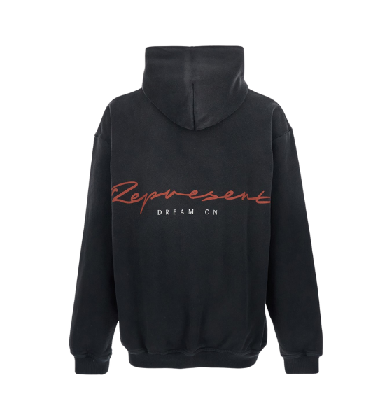 Stained Black Chrome Flight Hoodie