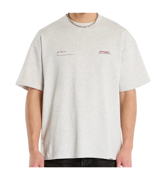 Cream Marl Patron Of The Club T-Shirt
