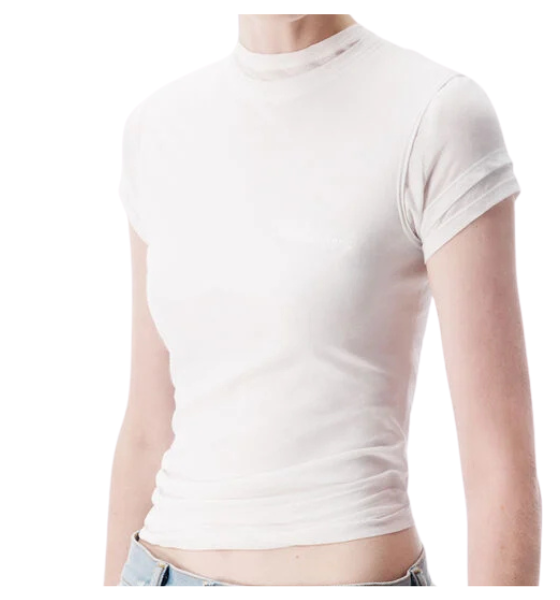 White Layered Ss Top
