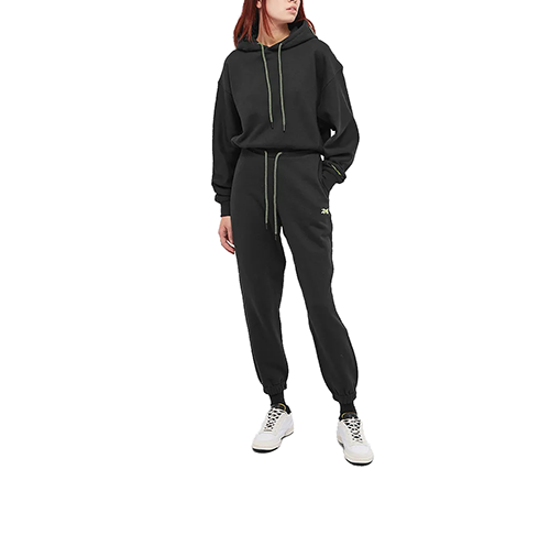 Victoria Beckham Black Cropped Hoodie