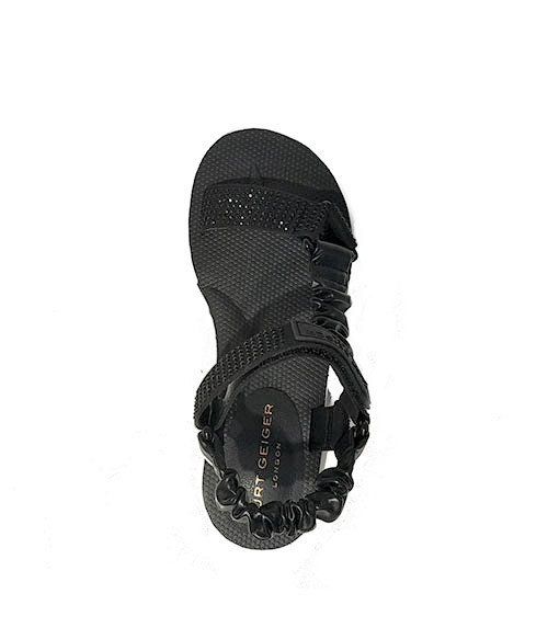 Black Summer Sandal
