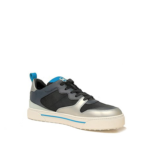 Baxter Scuba Black Navy Blue Lace Up