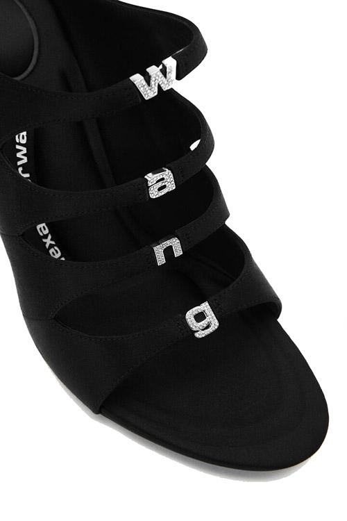 Lolita 105 Black Logo Sandal