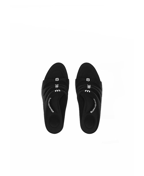 Lolita 105 Black Logo Sandal
