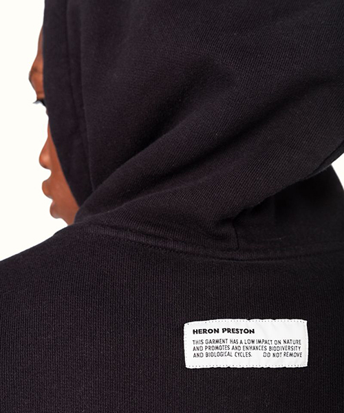 Reular Fit Black HP Brush Hoodie
