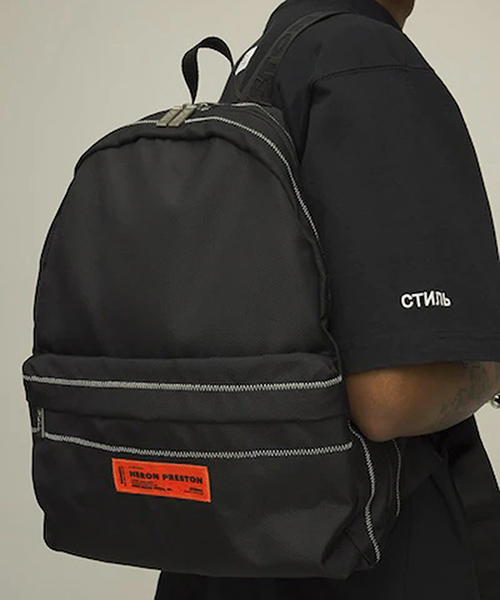 Black Nylon Backpack