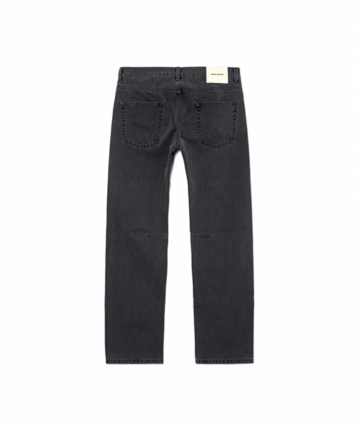 Slim Grey Acidwash Denim Pants
