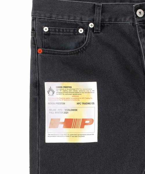 Slim Grey Acidwash Denim Pants