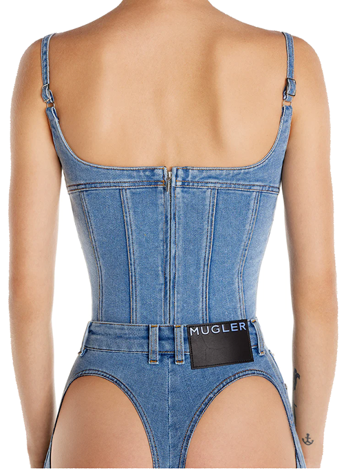 Illusion Denim Corset