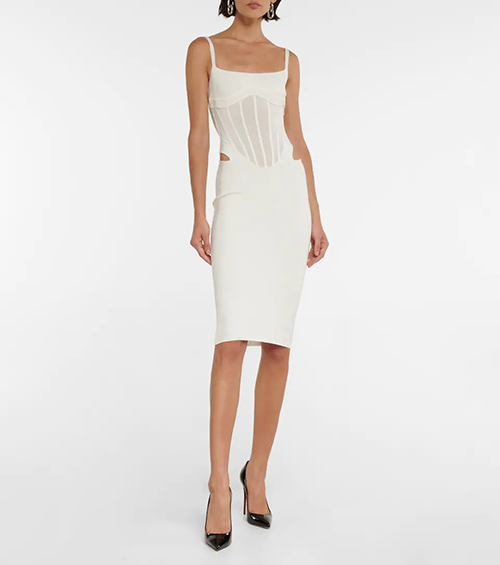 White Corset Dress