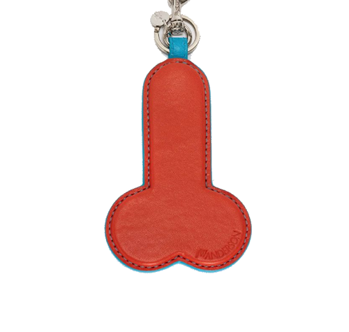 Orange Aqua Penis Keyring