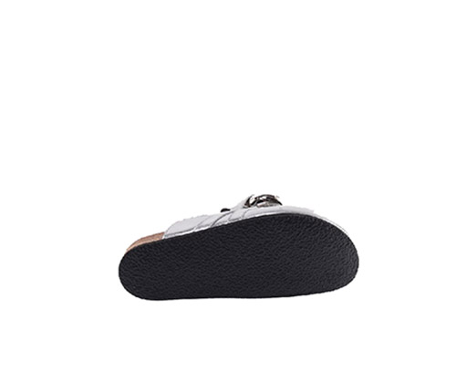 Silver Lamb Chain Loafer