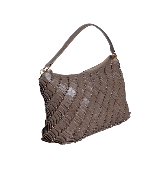 Taupe/Gold Sac A Main