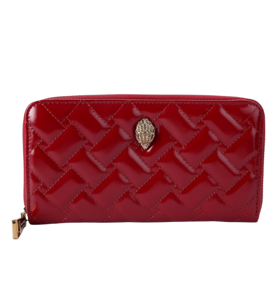 Red Patent/Leather Kensington Zip Around W