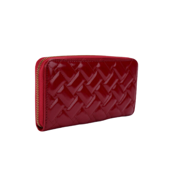 Red Patent/Leather Kensington Zip Around W