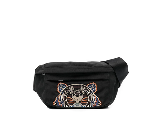 Tiger Embroidered Belt Bag
