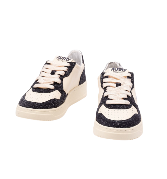 Marsh/Blue Medalist Low Wom Leather/Stars