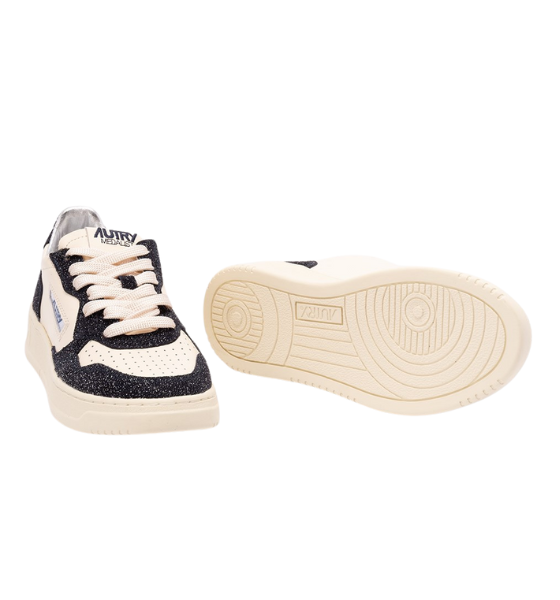 Marsh/Blue Medalist Low Wom Leather/Stars