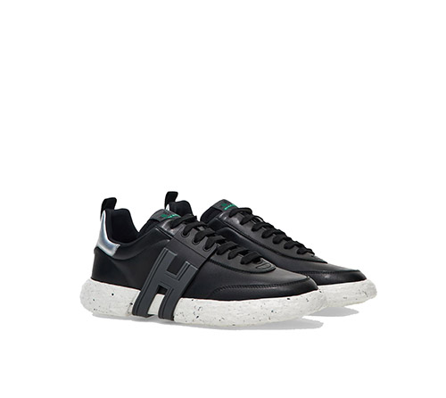 Hogan-3R Black Sneakers